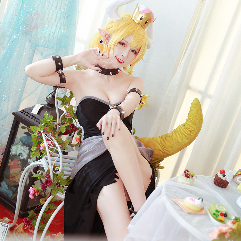 Super Mario Odyssey – Limited Edition Sexy Bowsette Cosplay Costume Cosplay & Accessories