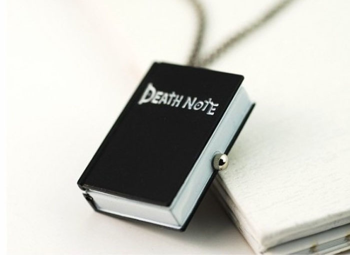 Death Note – Pendant Necklace with Death Note Watch Pendants & Necklaces Watches