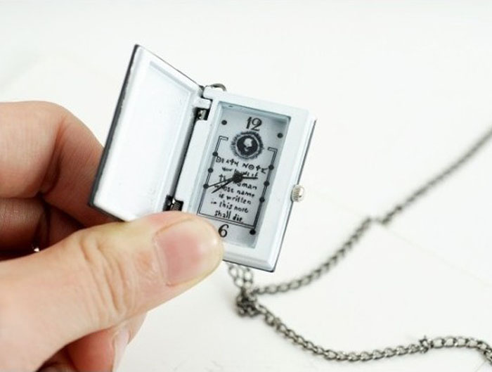 Death Note – Pendant Necklace with Death Note Watch Pendants & Necklaces Watches