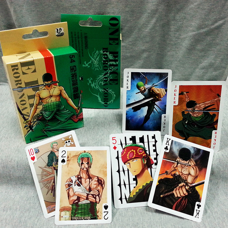 One Piece – Luffy and Zoro Themes Poker Cards (54pcs/set) Games