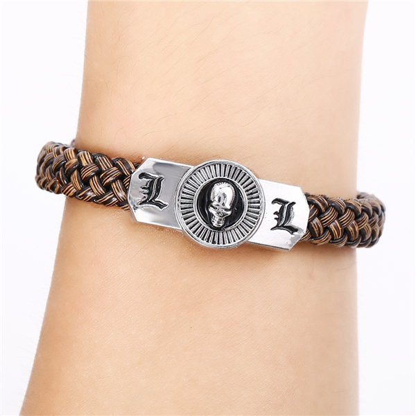 Death Note – L Ryuzaki Leather Bracelet Bracelets