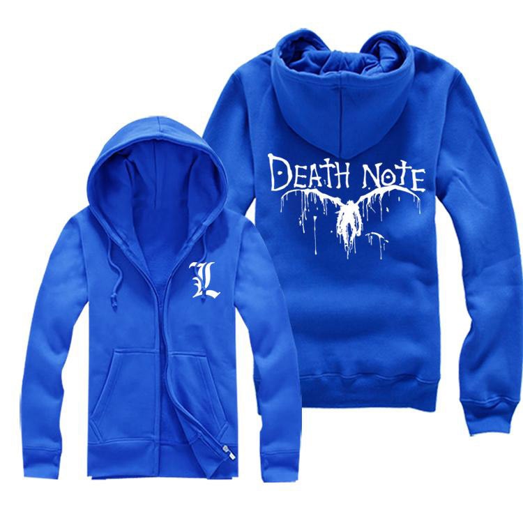 Death Note – Printed Jacket Hoodie (4 Colors) Hoodies & Sweatshirts Jackets & Coats