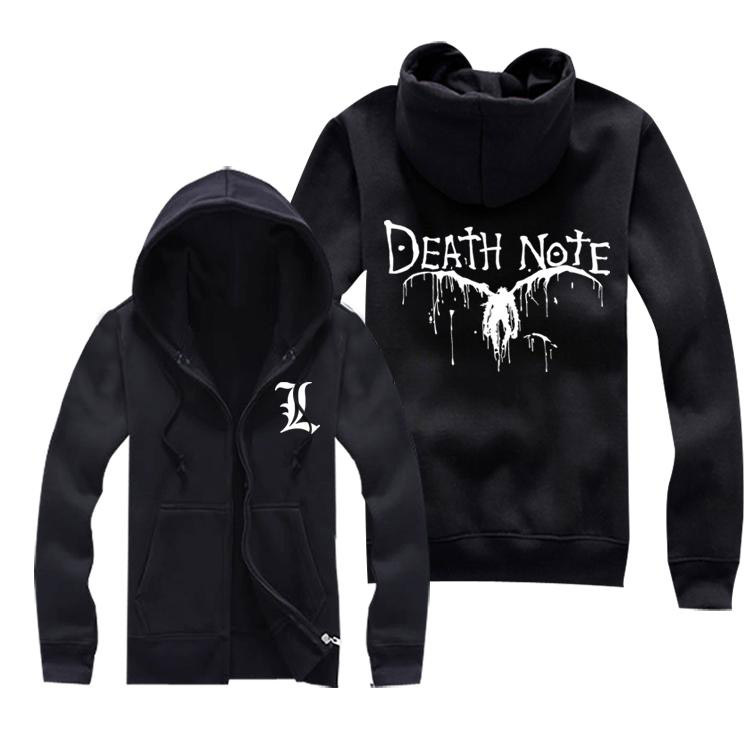 Death Note – Printed Jacket Hoodie (4 Colors) Hoodies & Sweatshirts Jackets & Coats