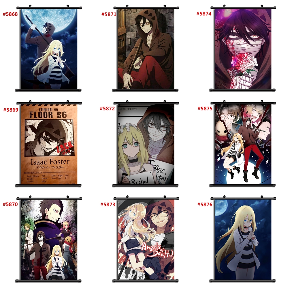 Angels Of Death – Ray and Zack Wall Scroll Poster (9 Styles) Posters