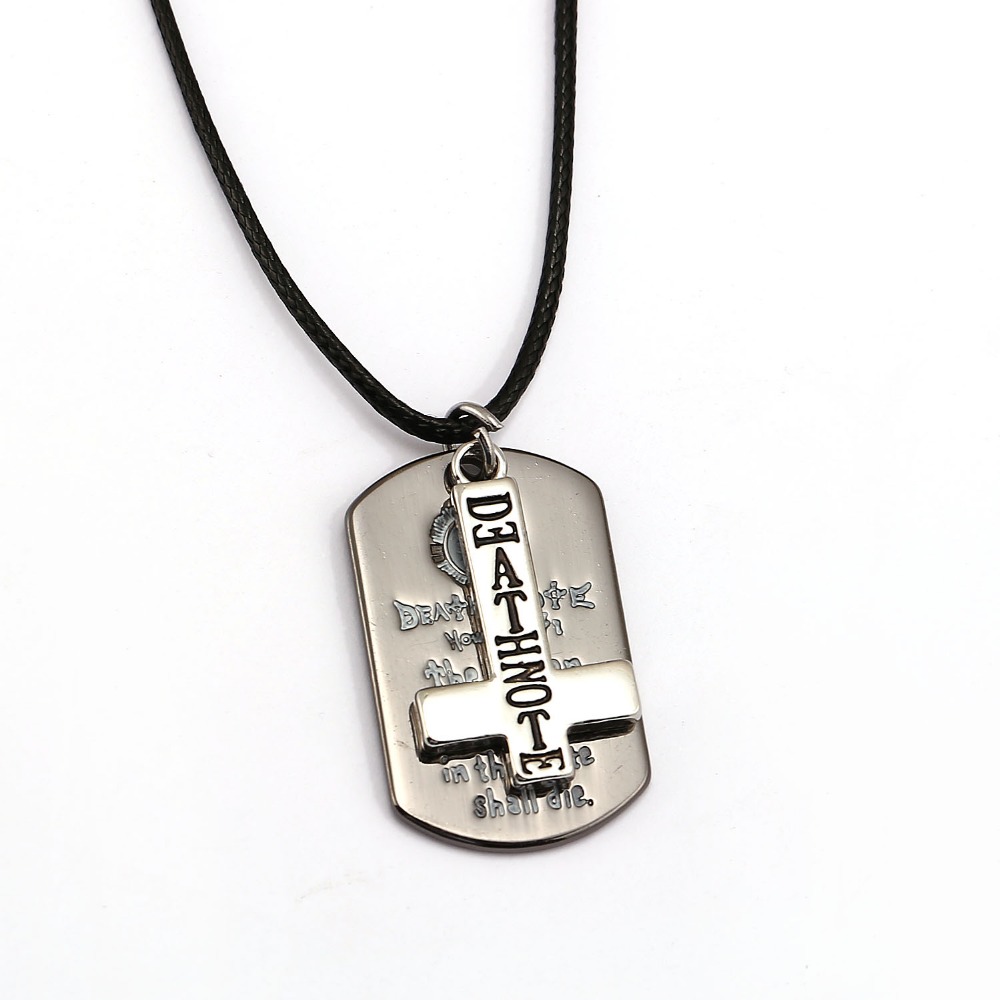 Death Note – Dog Tag Pendant Necklace (2 Styles) Pendants & Necklaces