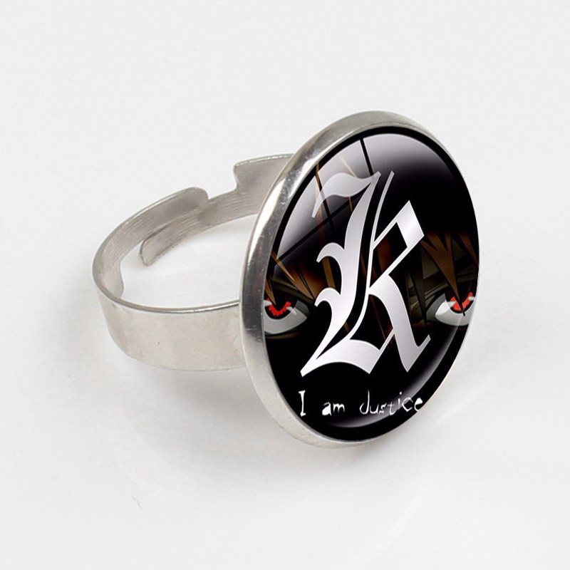 Death Note – L and Kira Rings (4 Styles) Rings & Earrings