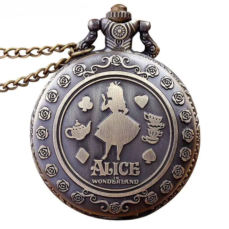 Buy Alice in Wonderland - Bronze Pocket Watch - Watches