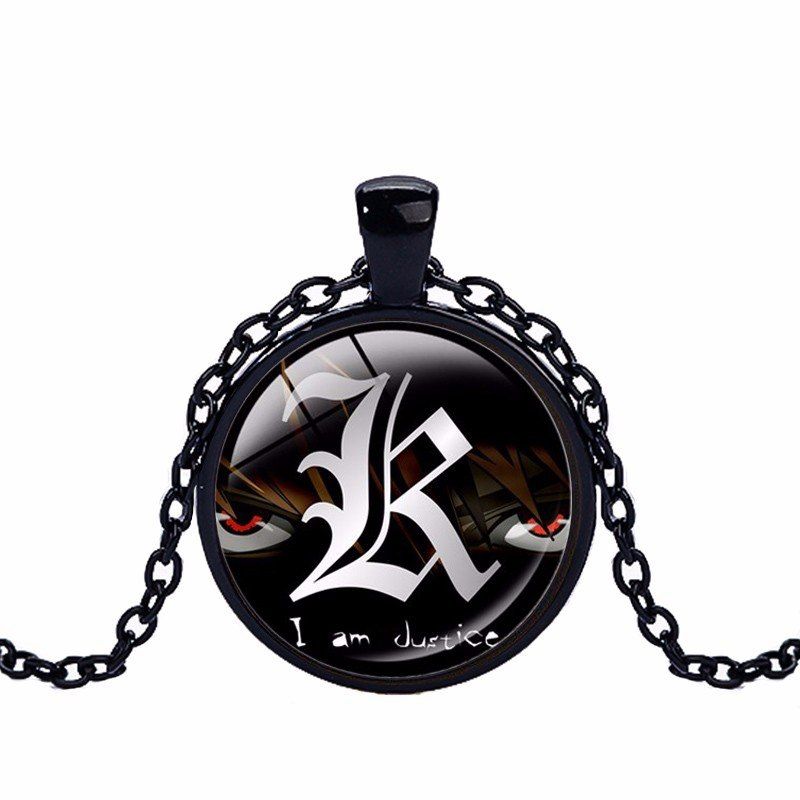Death Note – Kira and L Pendant Necklace (4 Styles) Pendants & Necklaces