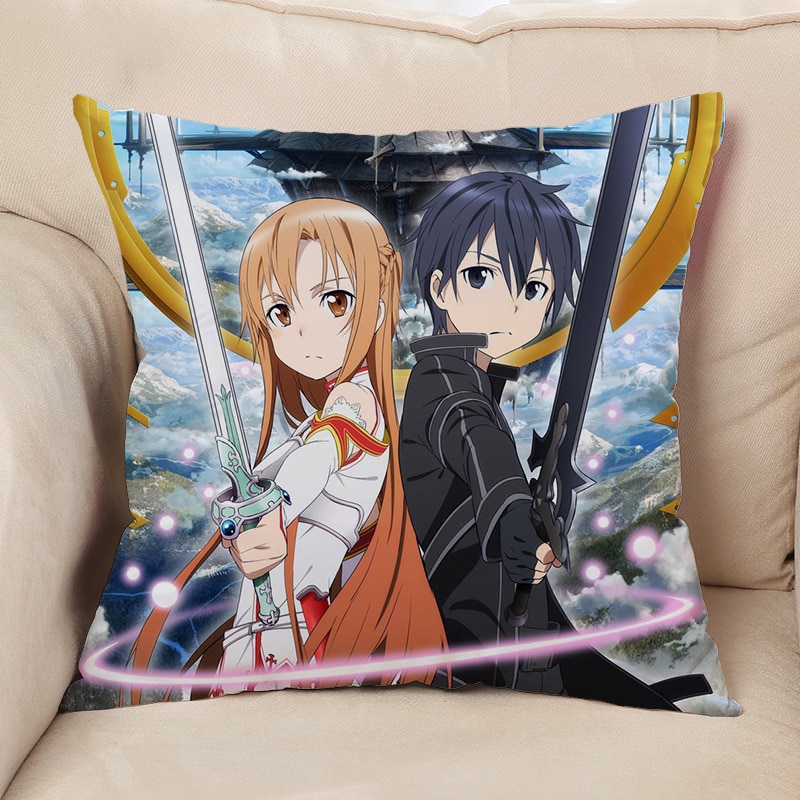 Sword Art Online – Double Sided Pillow Cover (5 Styles) Bed & Pillow Covers
