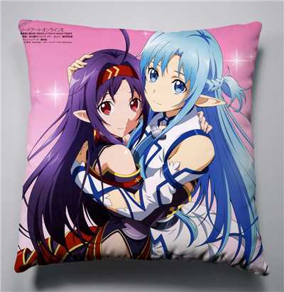 Sword Art Online – Single/Double Pillow Cover (15 Styles) Bed & Pillow Covers