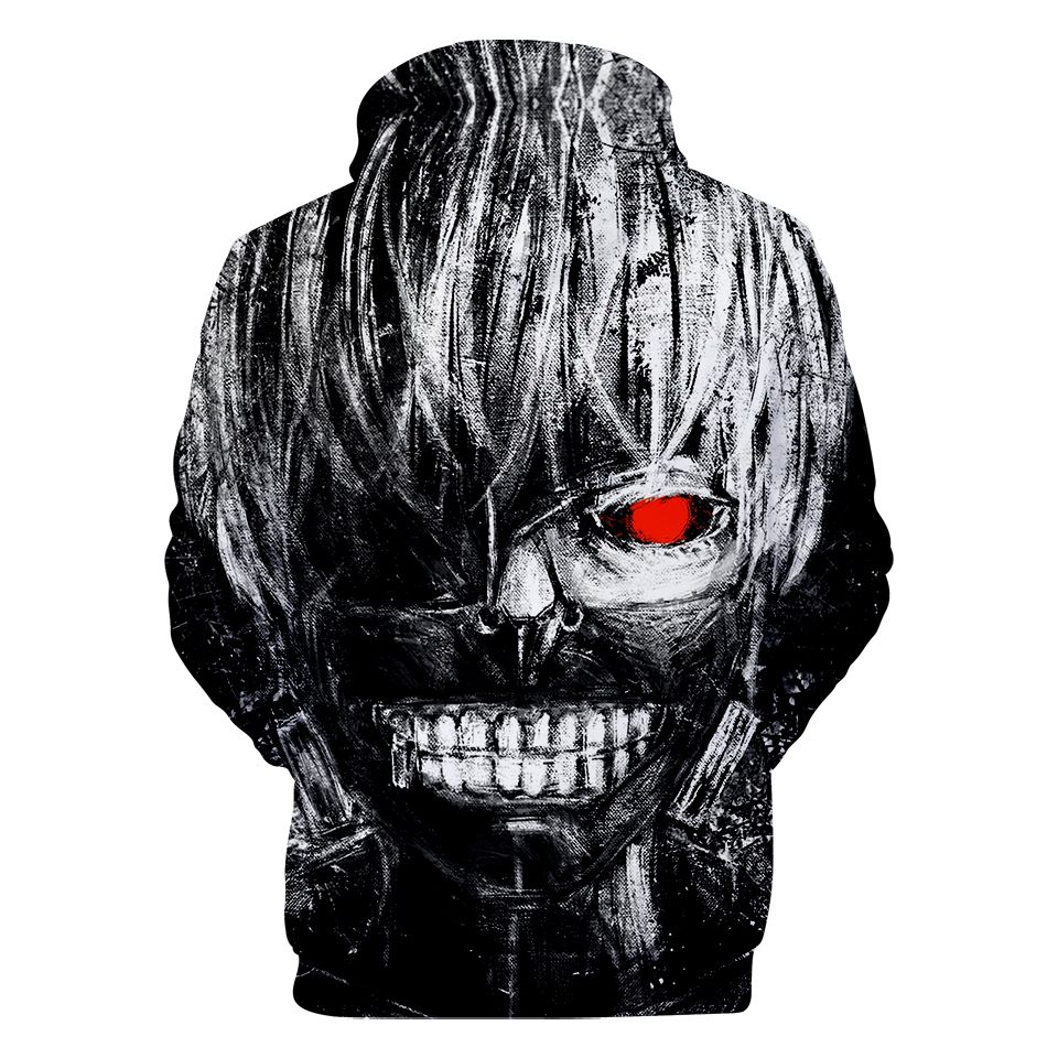 Tokyo Ghoul – Ken Kaneki 3D Printed Hoodie (15 styles) Hoodies & Sweatshirts
