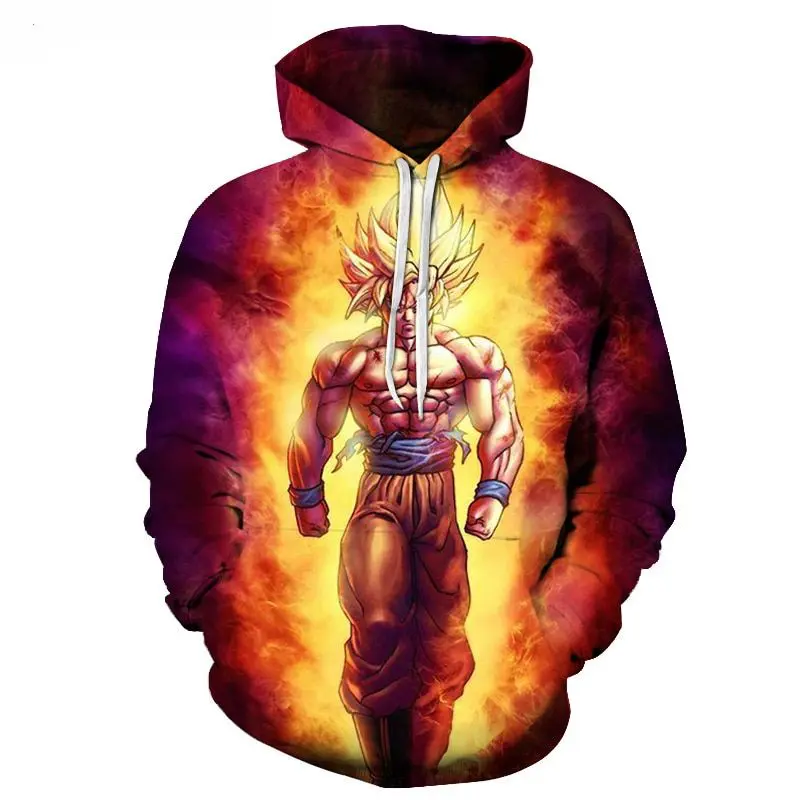 Buy Dragon Ball Super Saiyan 3D Printed Hoodie 16 Styles Hoodies Sweatshirts