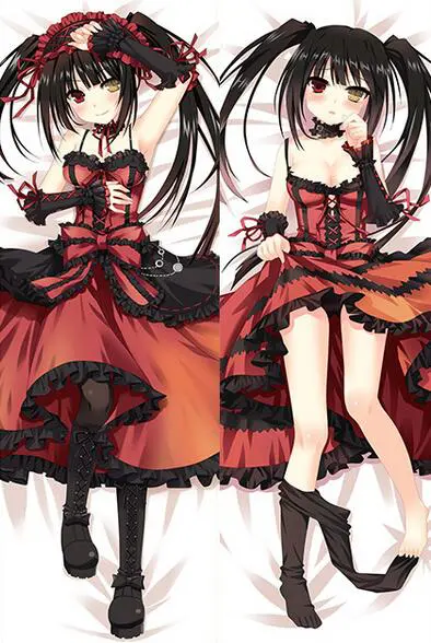 Buy Date A Live Kurumi and Kotori Dakimakura Hugging Body Pillow Cover 15 Styles Bed Pillow Covers