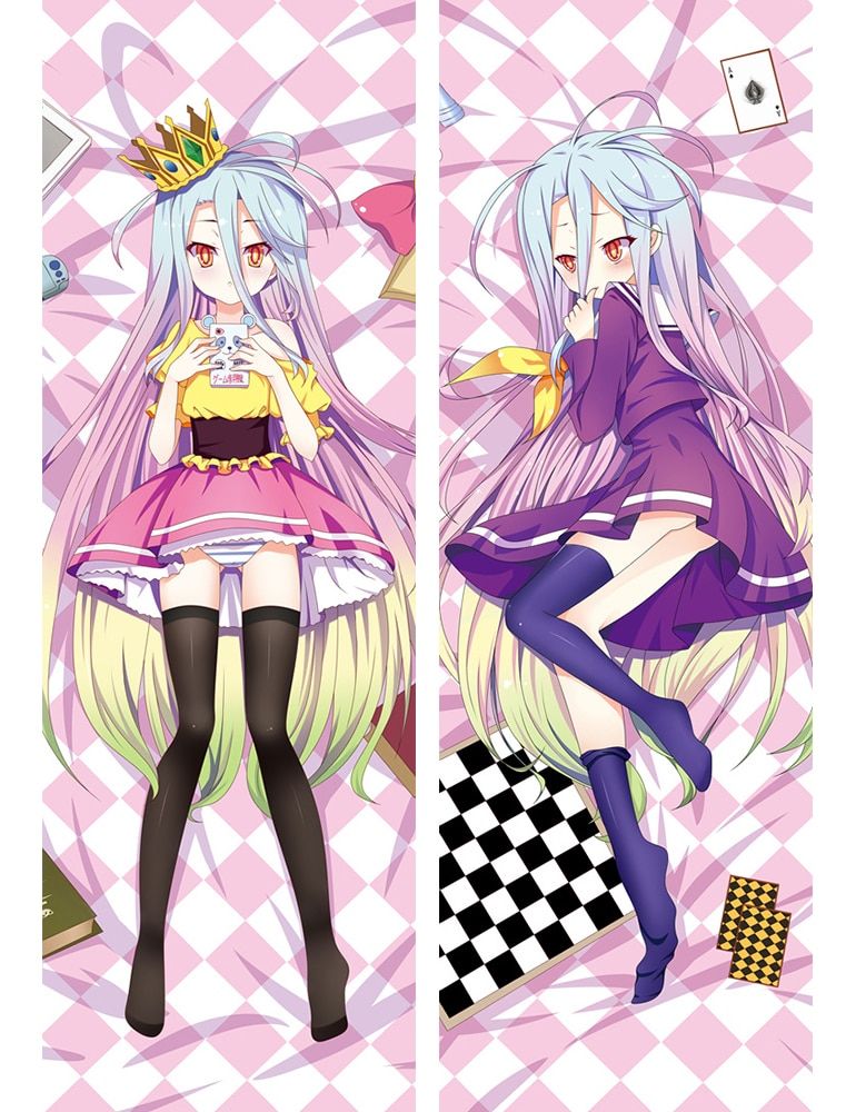 No Game No Life – Dakimakura Hugging Body Pillow Cover (11 Styles) Bed & Pillow Covers