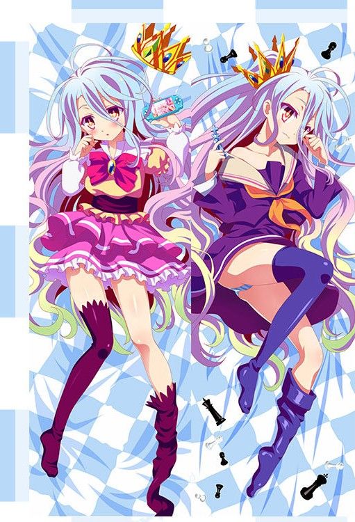 No Game No Life – Dakimakura Hugging Body Pillow Cover (11 Styles) Bed & Pillow Covers