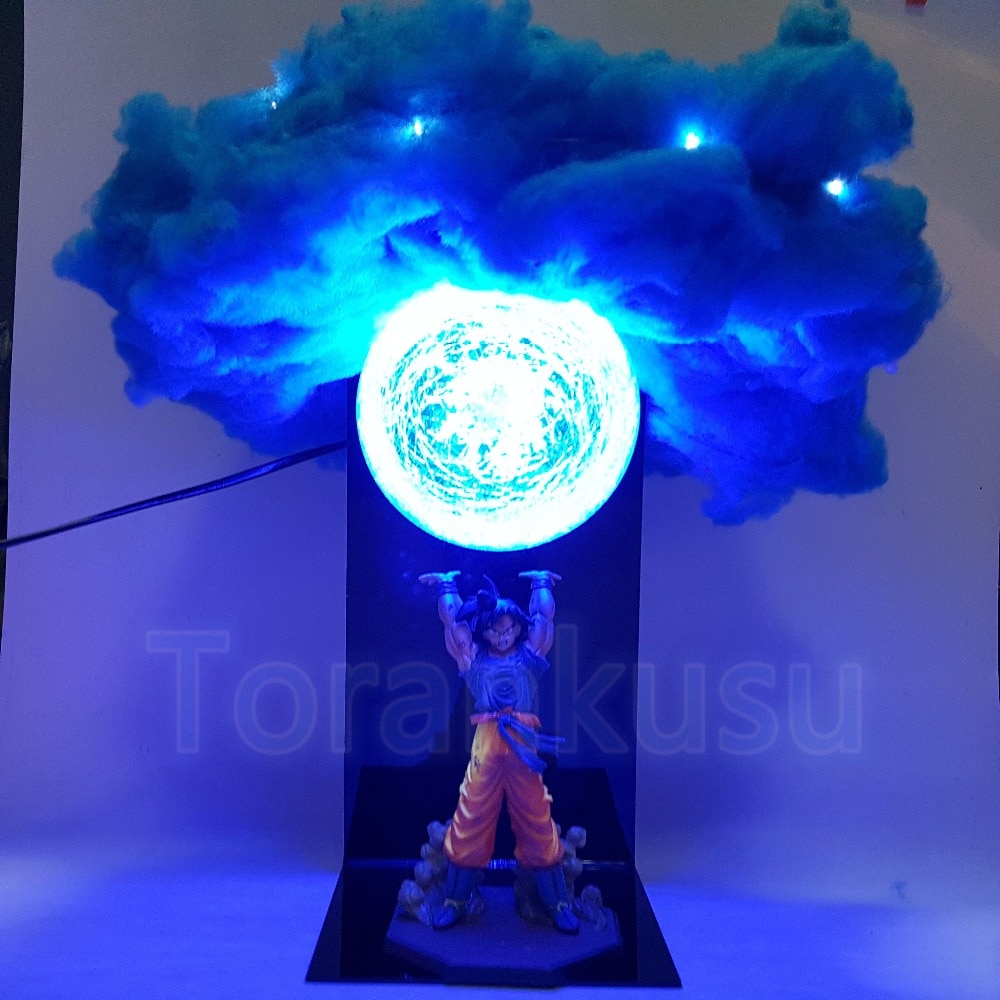 Buy Dragon Ball - Son Goku Spirit Bomb 3D Illusion Led Desk Lamp - Lamps