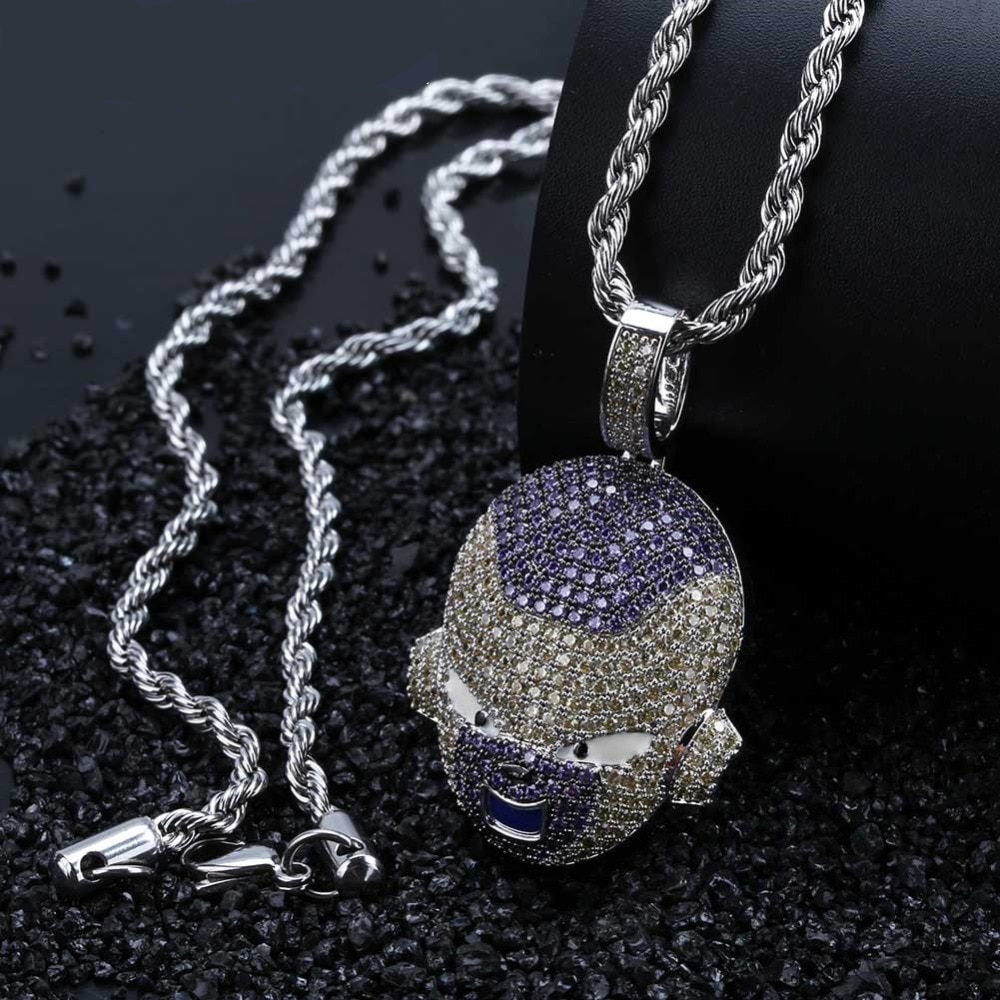 Dragon Ball – Frieza Pendant Necklace (Gold and Silver) Pendants & Necklaces