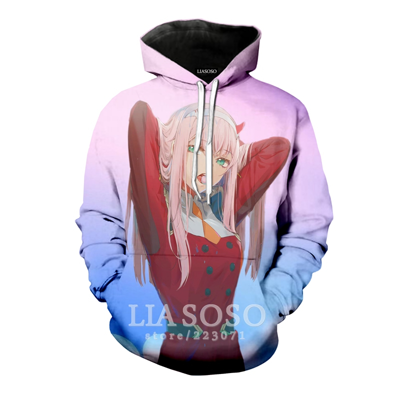 darling in the franxx zero two hoodie