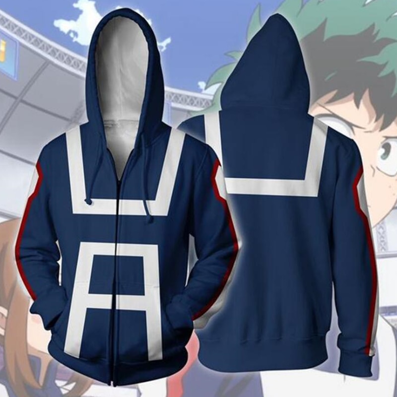 My Hero Academia – Midoriya, Uraraka, Todoroki and All Might Jacket Hoodie (15 Styles) Hoodies & Sweatshirts Jackets & Coats