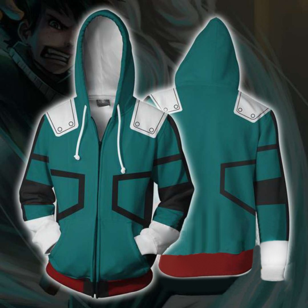 My Hero Academia – Izuku Midoriya Jacket Hoodie (2 Styles) Hoodies & Sweatshirts Jackets & Coats