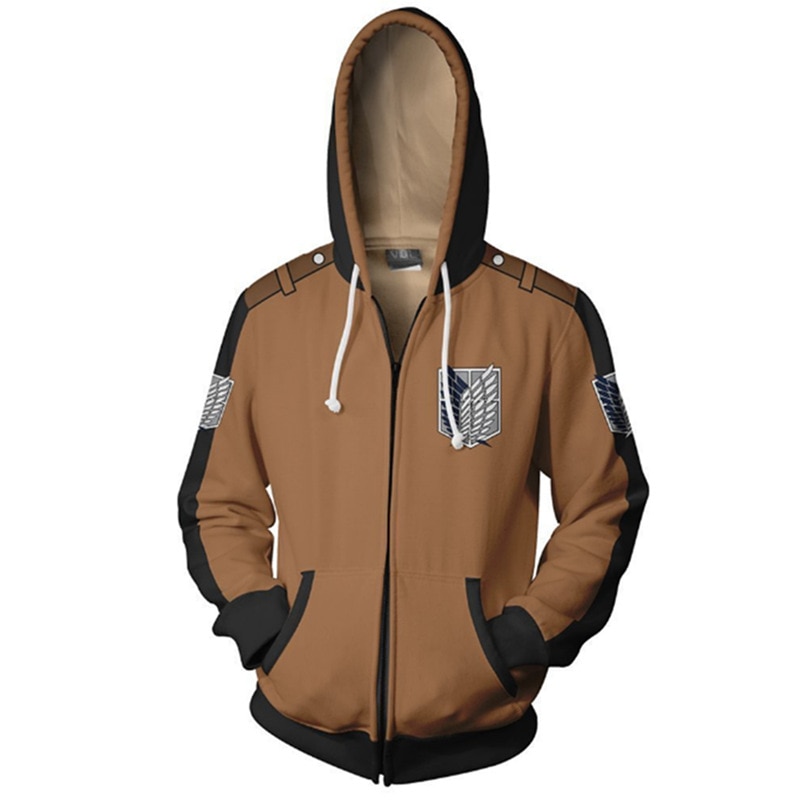 Attack on Titan – Survey Corps Jacket Hoodie (4 Colors) Hoodies & Sweatshirts Jackets & Coats