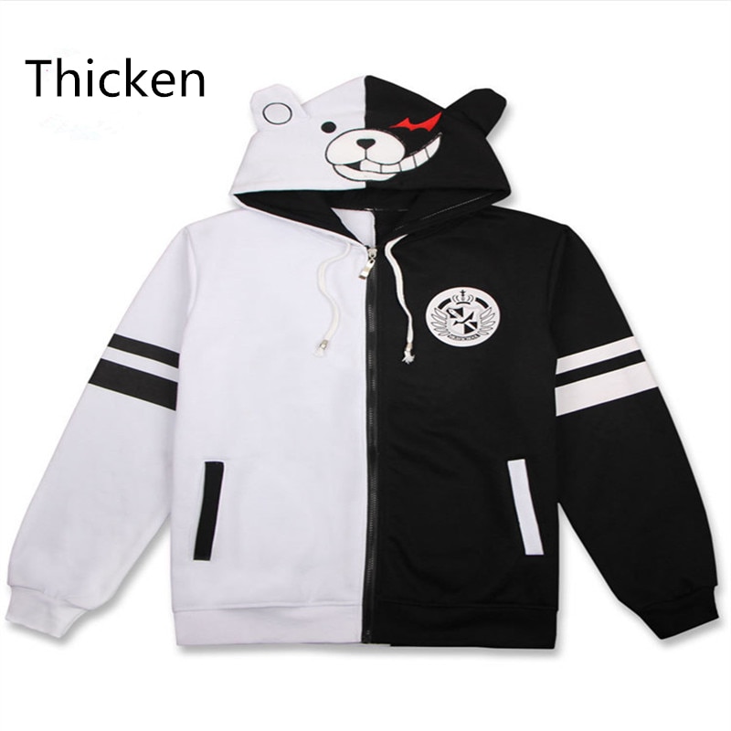 Buy Danganronpa - Monokuma Unisex Black and White Hoodie (4 Styles ...