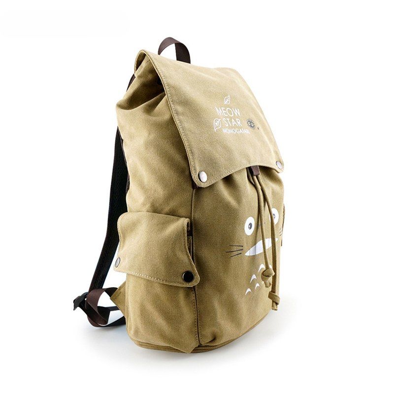 My Neighbor Totoro and Sword Art Online – Canvas School Bag (2 Styles) Bags & Backpacks