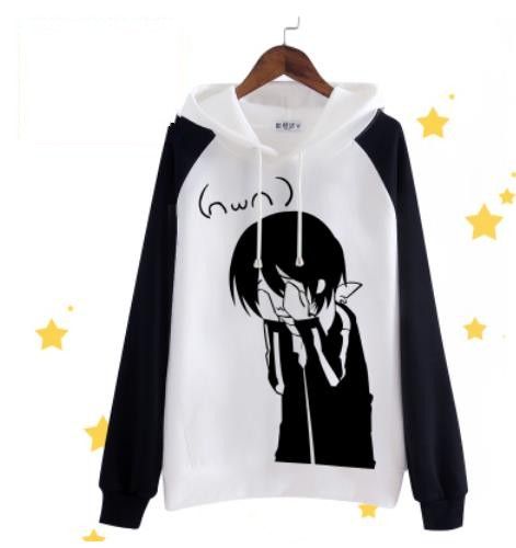 Noragami – Yato Unisex Black and White Cotton Hoodie (3 Styles) Hoodies & Sweatshirts