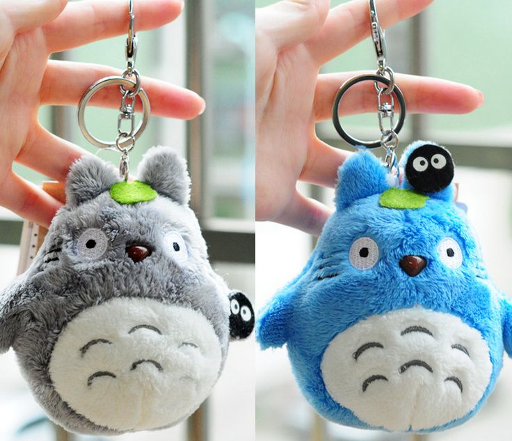 My Neighbor Totoro – Plush Keychain Toy (3 Styles) Keychains
