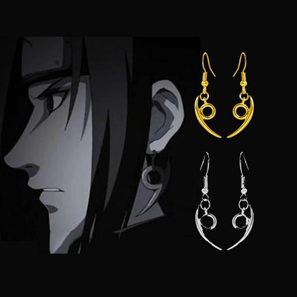 Naruto – Orochimaru Silver Earrings (2 Colors) Rings & Earrings