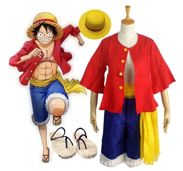 One Piece – Monkey D. Luffy Cosplay Costume Cosplay & Accessories