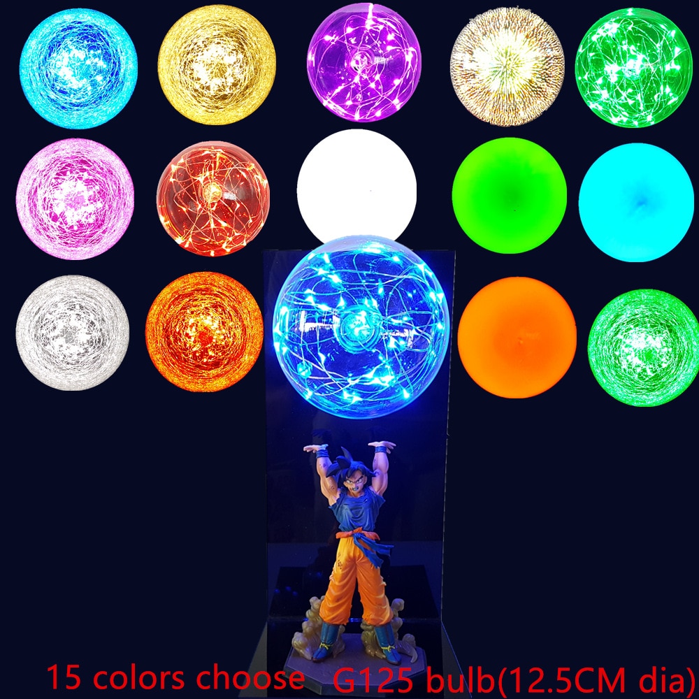 Dragon Ball – Son Goku Spirit Bomb 3D Illusion Led Desk Lamp (15 Colors) Lamps