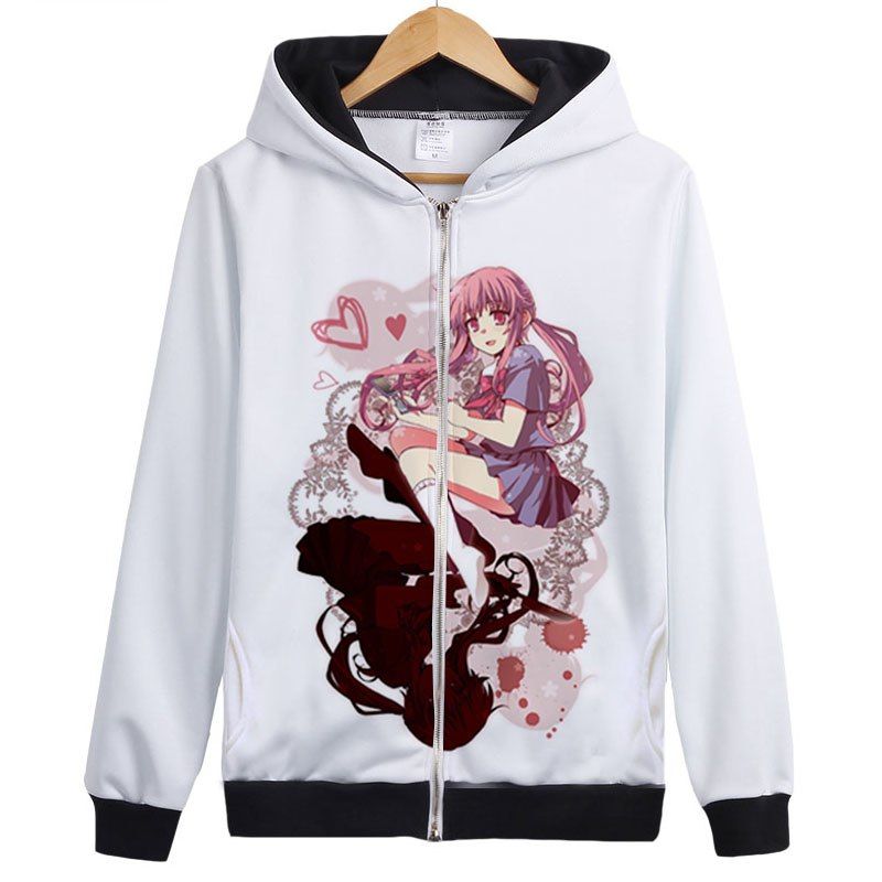 Buy Future Diary - Yuno Zip-Up Hoodie (12 Styles) - Hoodies & Sweatshirts