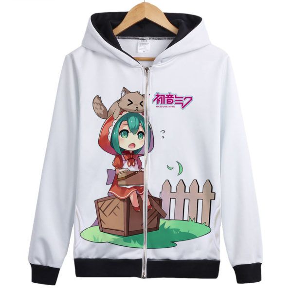 Buy Hatsune Miku - Vocaloid Zip-Up Hoodie (21 Styles) - Hoodies ...