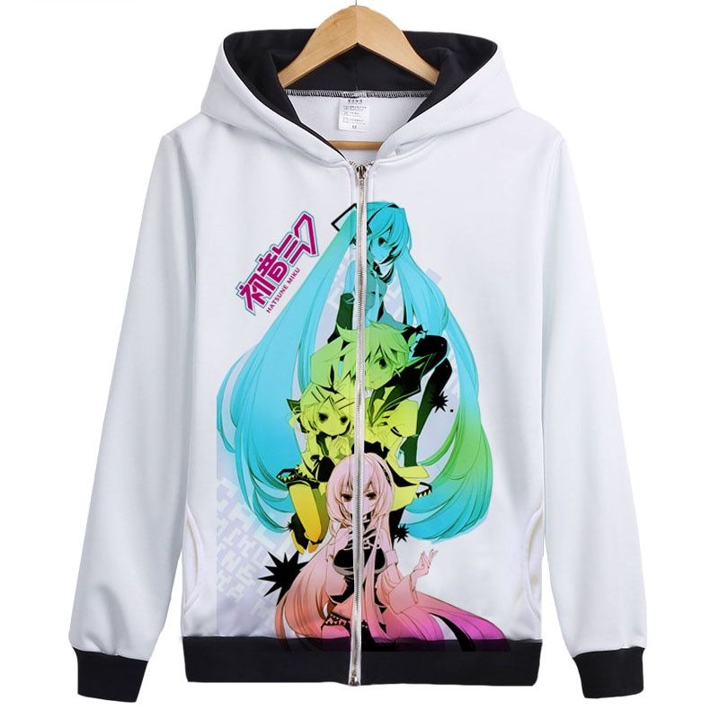 Hatsune Miku – Vocaloid Zip-Up Hoodie (21 Styles) Hoodies & Sweatshirts