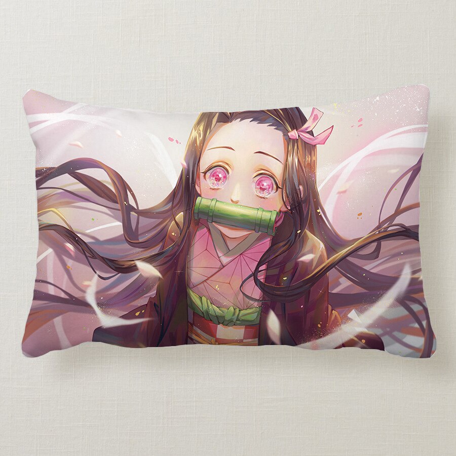 Demon Slayer – Nezuko, Tanjiro, and other Characters Pillow Covers (30+ Designs) Bed & Pillow Covers