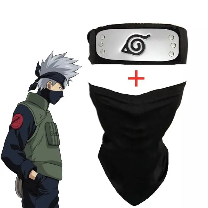 Naruto – Hatake Kakashi Face Mask with Headband Face Masks