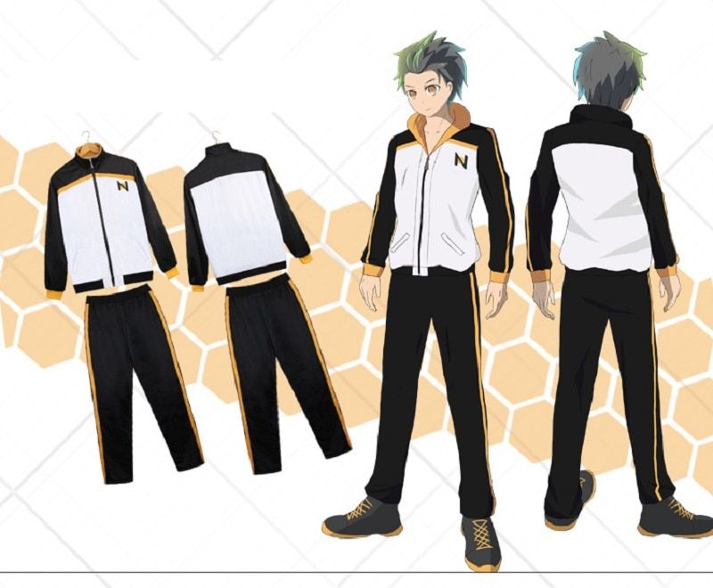 Re: Starting Life in another World – Subaru Cosplay Zipper and Sportwear Jackets & Coats
