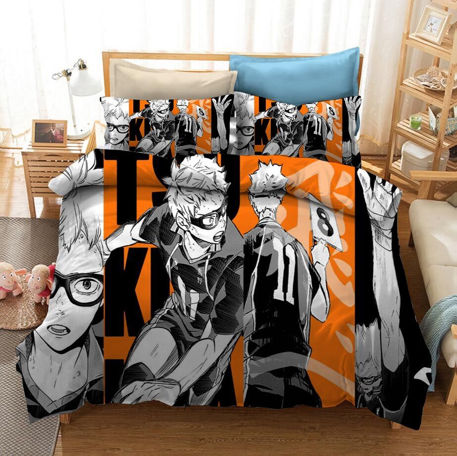 Haikyuu!! – Complete Bedding Set with Duvet and Pillowcases (7 Designs) Bed & Pillow Covers