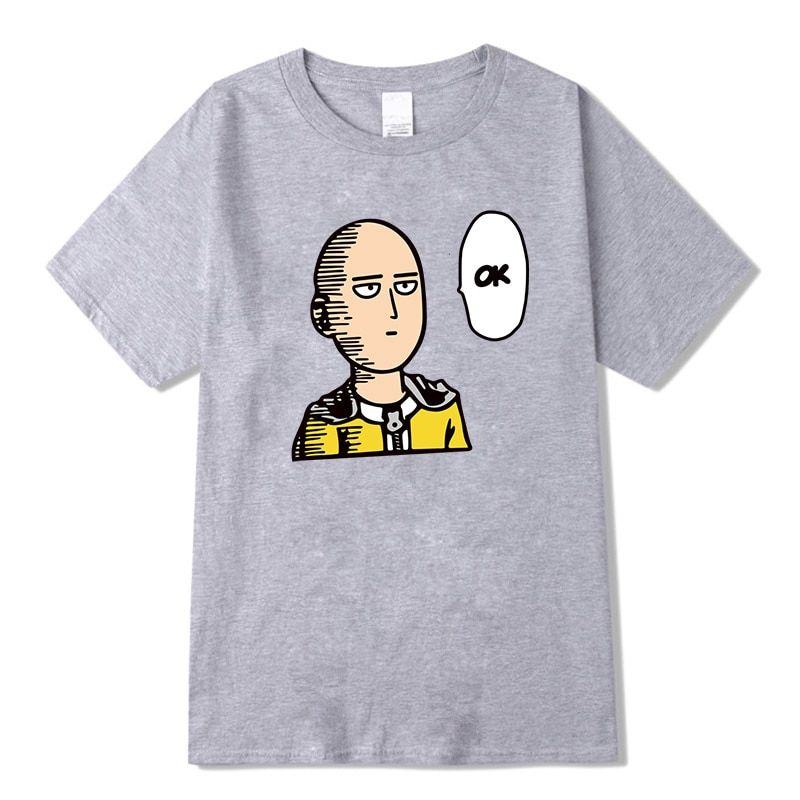 One Punch Man – Saitama “Ok” T-Shirts (Different Colors) T-Shirts & Tank Tops