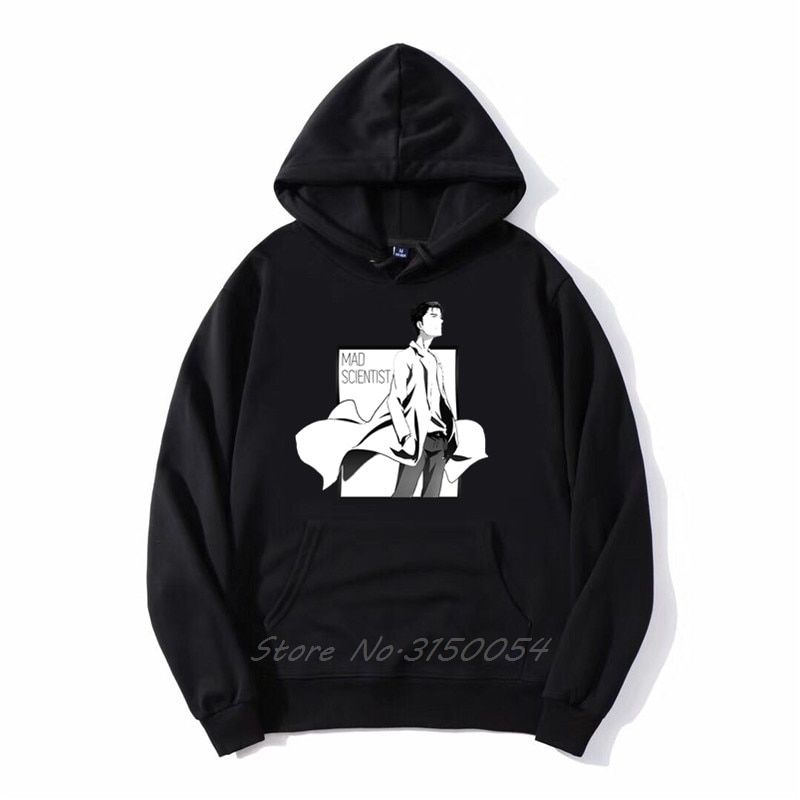 Steins;Gate – Okabe Rintarou Closed style and Zipper hoodies Hoodies & Sweatshirts
