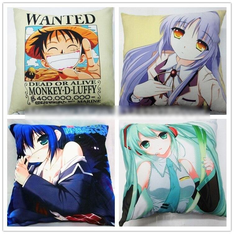 Anime Manga HUNTER X HUNTER Silk Pillowcase 40x40cm Pillow Case Cover Seat Bedding Cushion