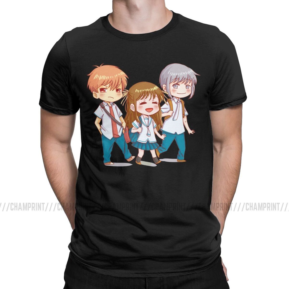 Fruits Basket – Yuki, Kyo, Tohru cute T-Shirts (18 Colors) T-Shirts & Tank Tops