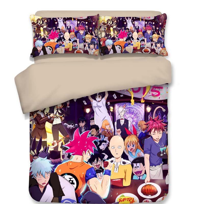 Buy One Punch Man - All powerful characters bedding and pillow covers ...