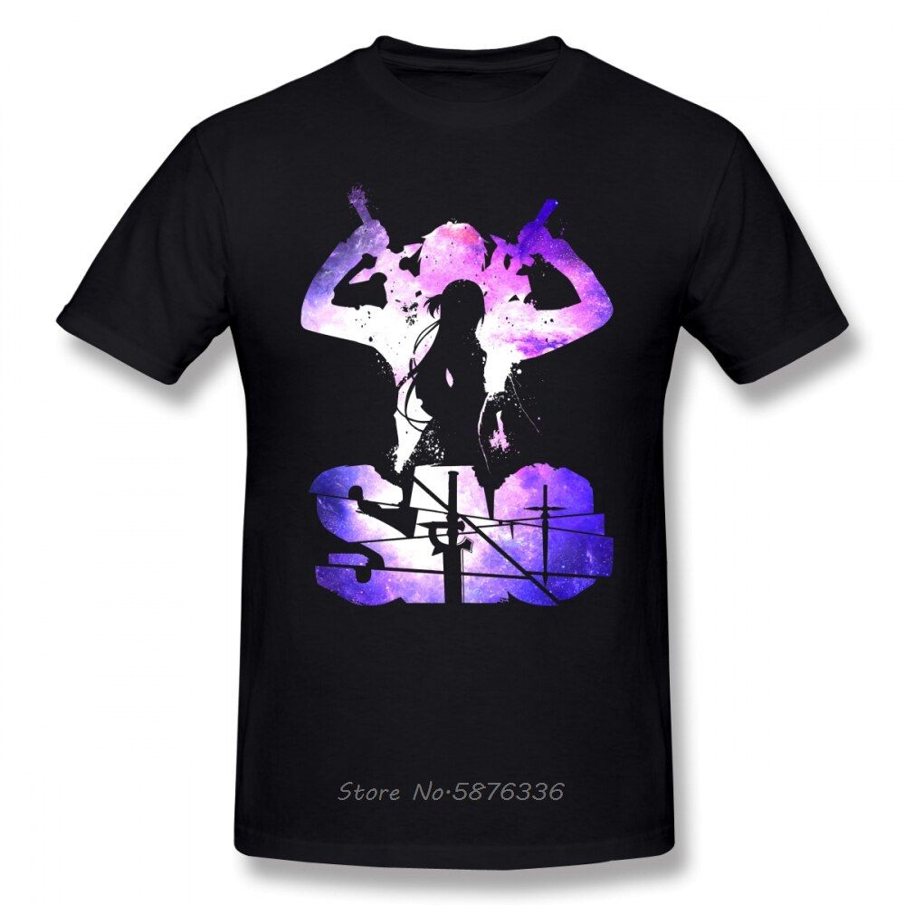 Sword Art Online – Black and White stylish T-Shirts T-Shirts & Tank Tops