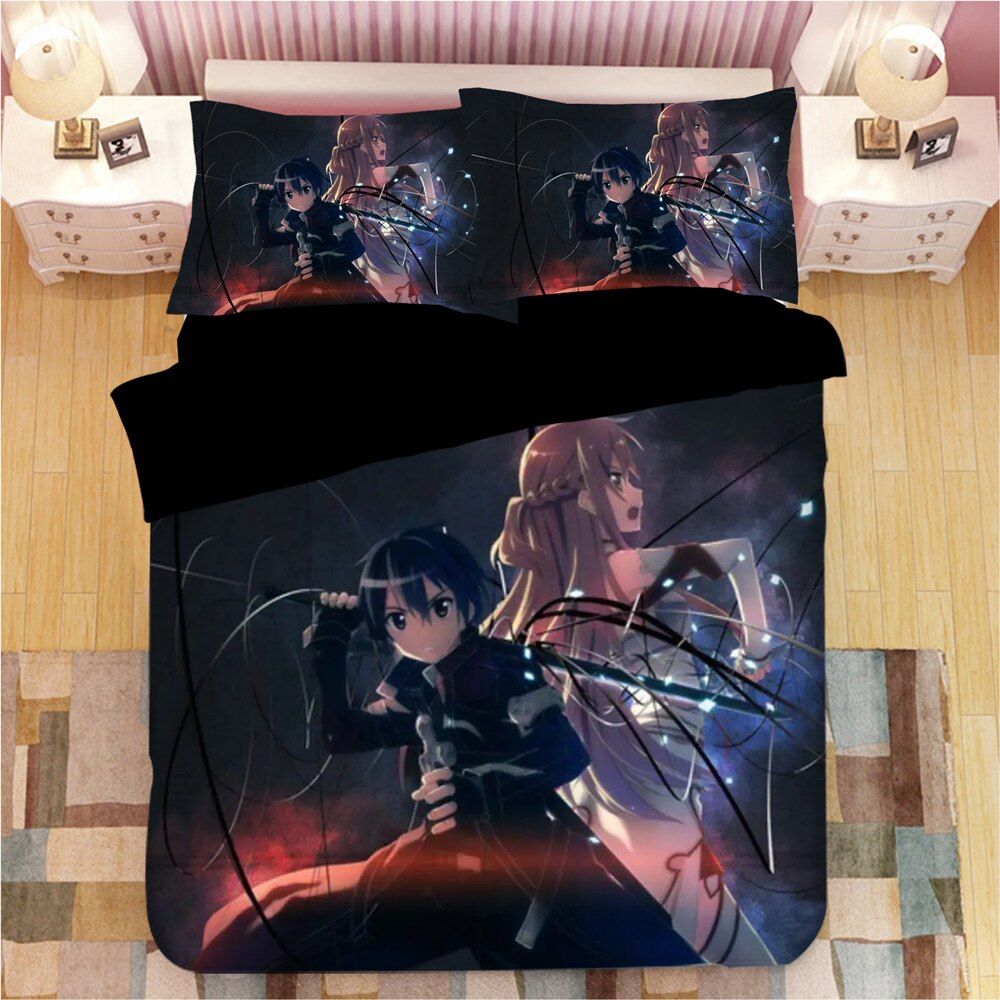 Sword Art Online – Complete bedding sets (10+ Designs) Bed & Pillow Covers