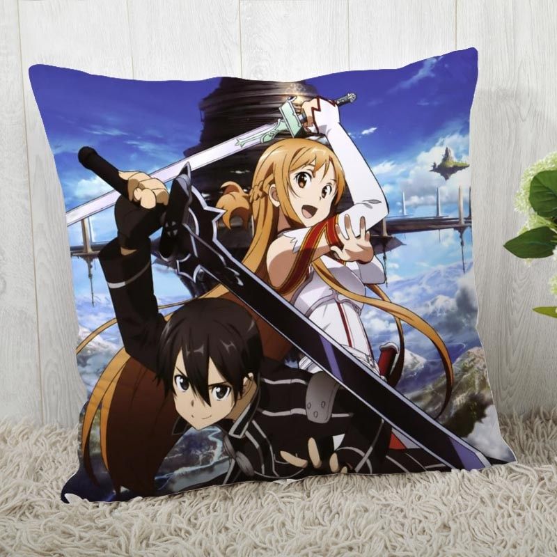 Sword Art Online – All Characters Pillowcases and covers (25+ Designs) Bed & Pillow Covers