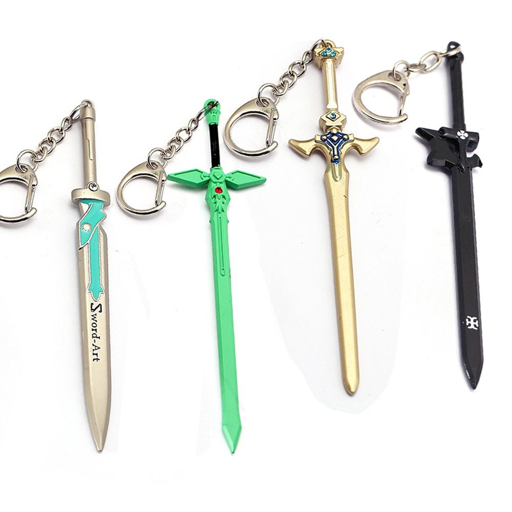 Sword Art Online – Different Swords Metal Keychains (7 Designs) Keychains
