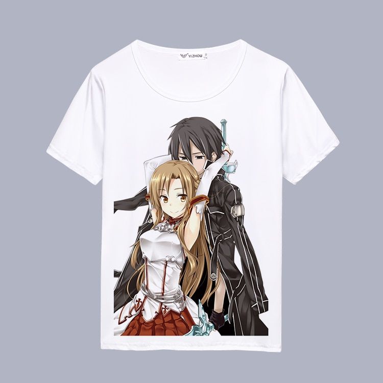 Sword Art Online – All characters Short sleeves T-Shirts (20+ Designs) T-Shirts & Tank Tops