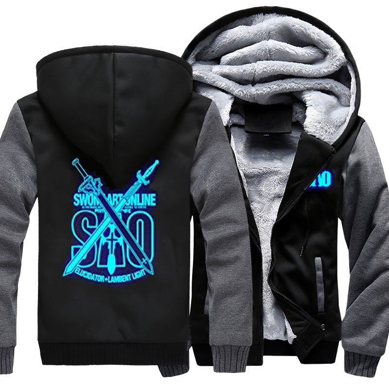 Sword Art Online – Winter Thicken Hoodies (5 Designs) Hoodies & Sweatshirts